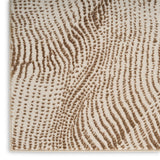 nourison central park west cep01 beige brown rug