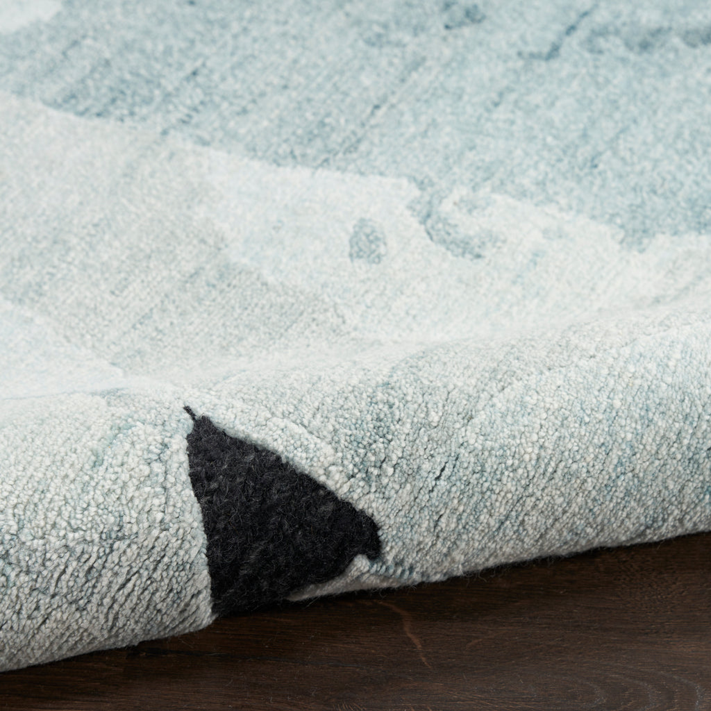 nourison silk shadows sha25 blue pink rug
