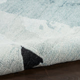 nourison silk shadows sha25 blue pink rug