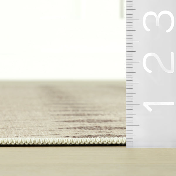 dash albert chandler da2386 tan machine washable polyester rug