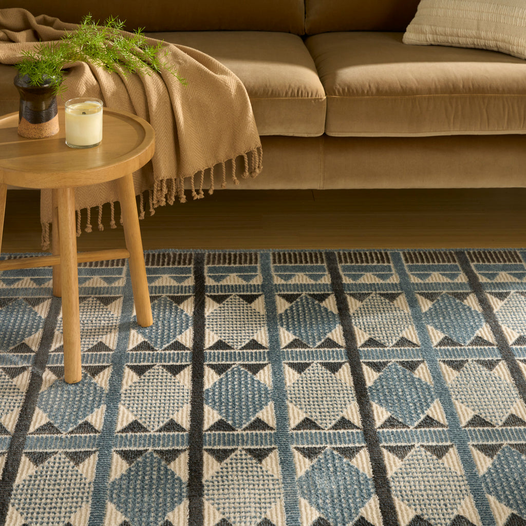 nourison nordic nrc06 blue rug