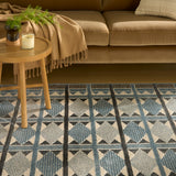 nourison nordic nrc06 blue rug