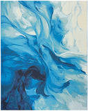 nourison color splash csp09 blue ivory rug