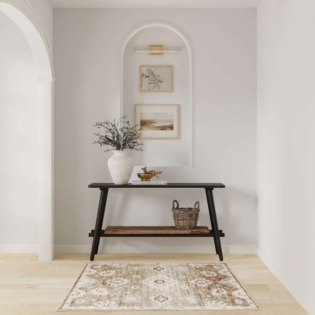 nourison astra machine washable asw19 copper rug