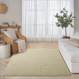 nourison pure grids pgr01 light green rug