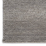 nourison pure knots knt01 grey rug