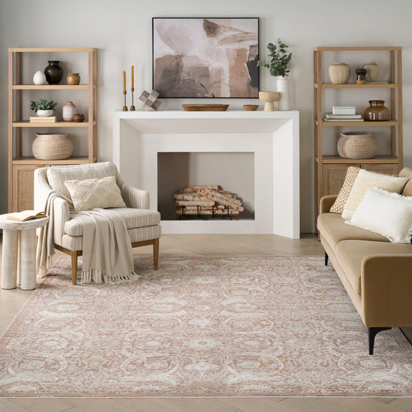 nourison antique fusion anf03 brick rug