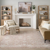 nourison antique fusion anf03 brick rug