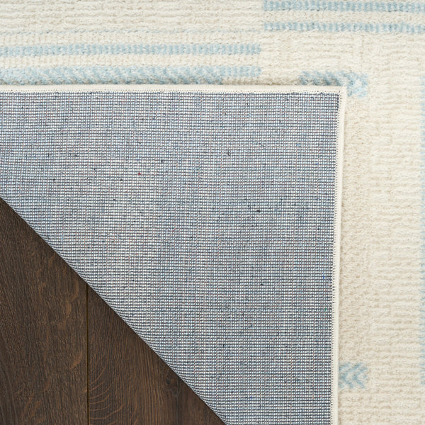 nourison nordic nrc11 ivory blue rug