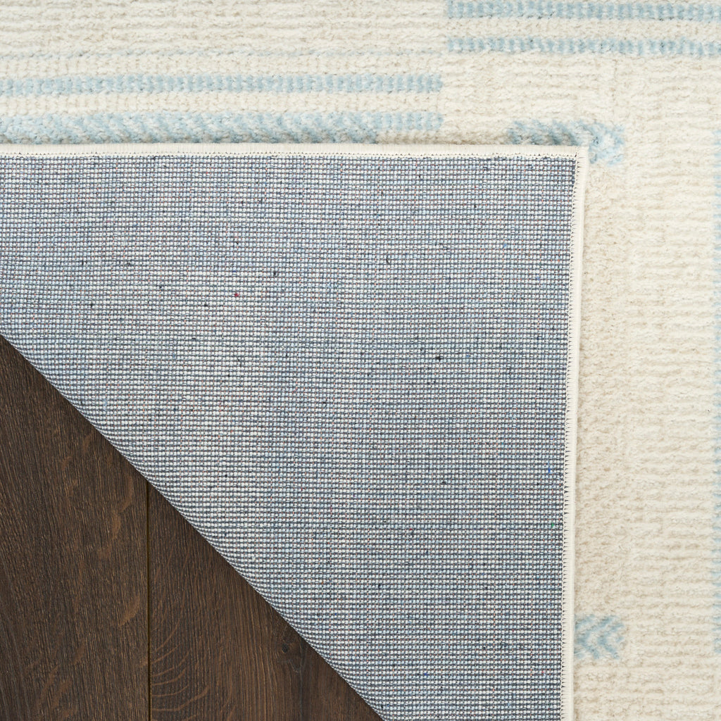 nourison nordic nrc11 ivory blue rug