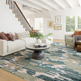 dash albert ladycross da2416 green machine washable polyester rug