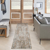 nourison astra machine washable asw16 gold grey rug