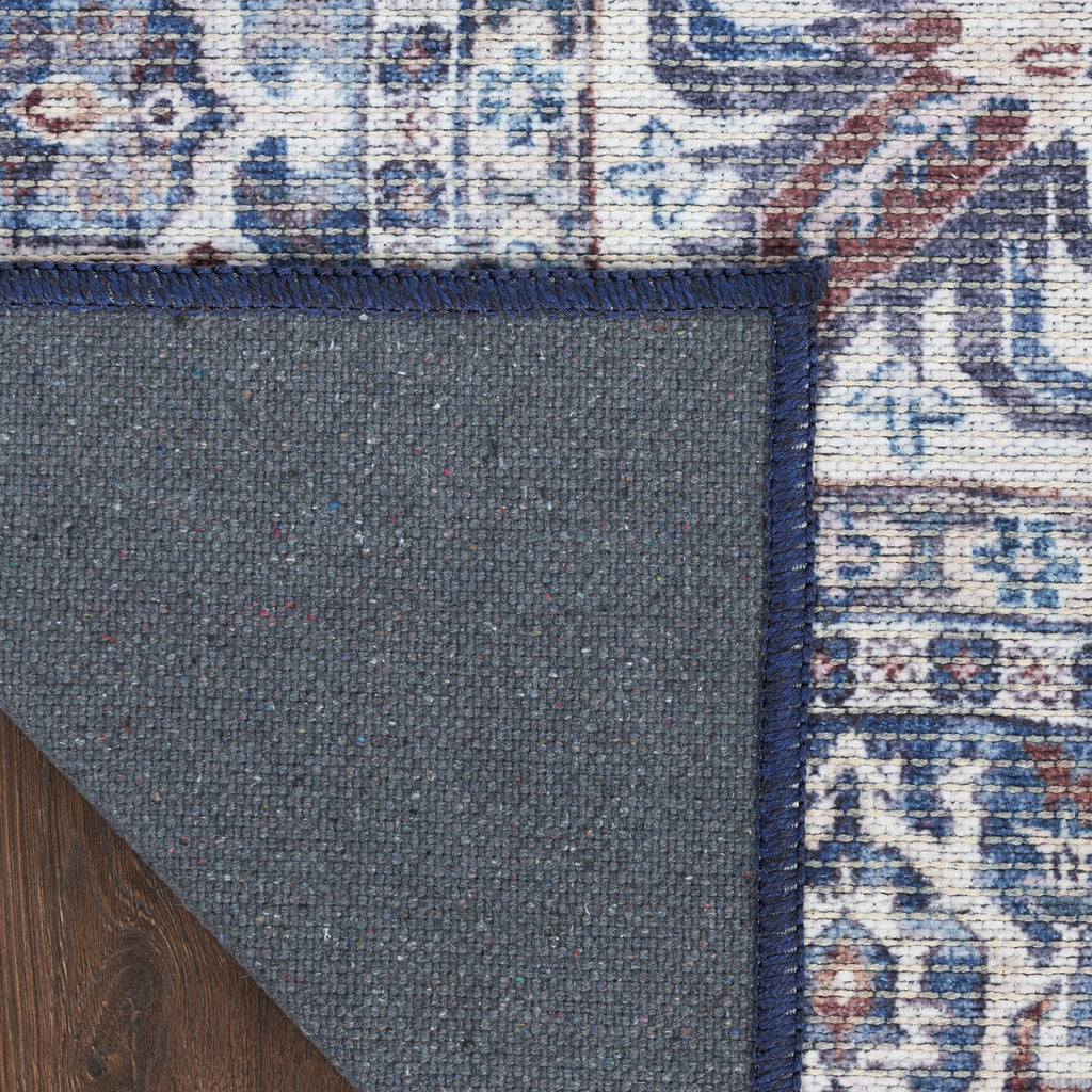 nourison new concept washables sr104 navy ivory rug