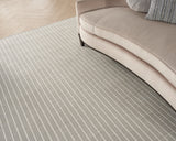 rugs done right custom roxbury stripe roxst metallic rug