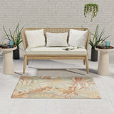 nourison aloha alh43 sage rose rug