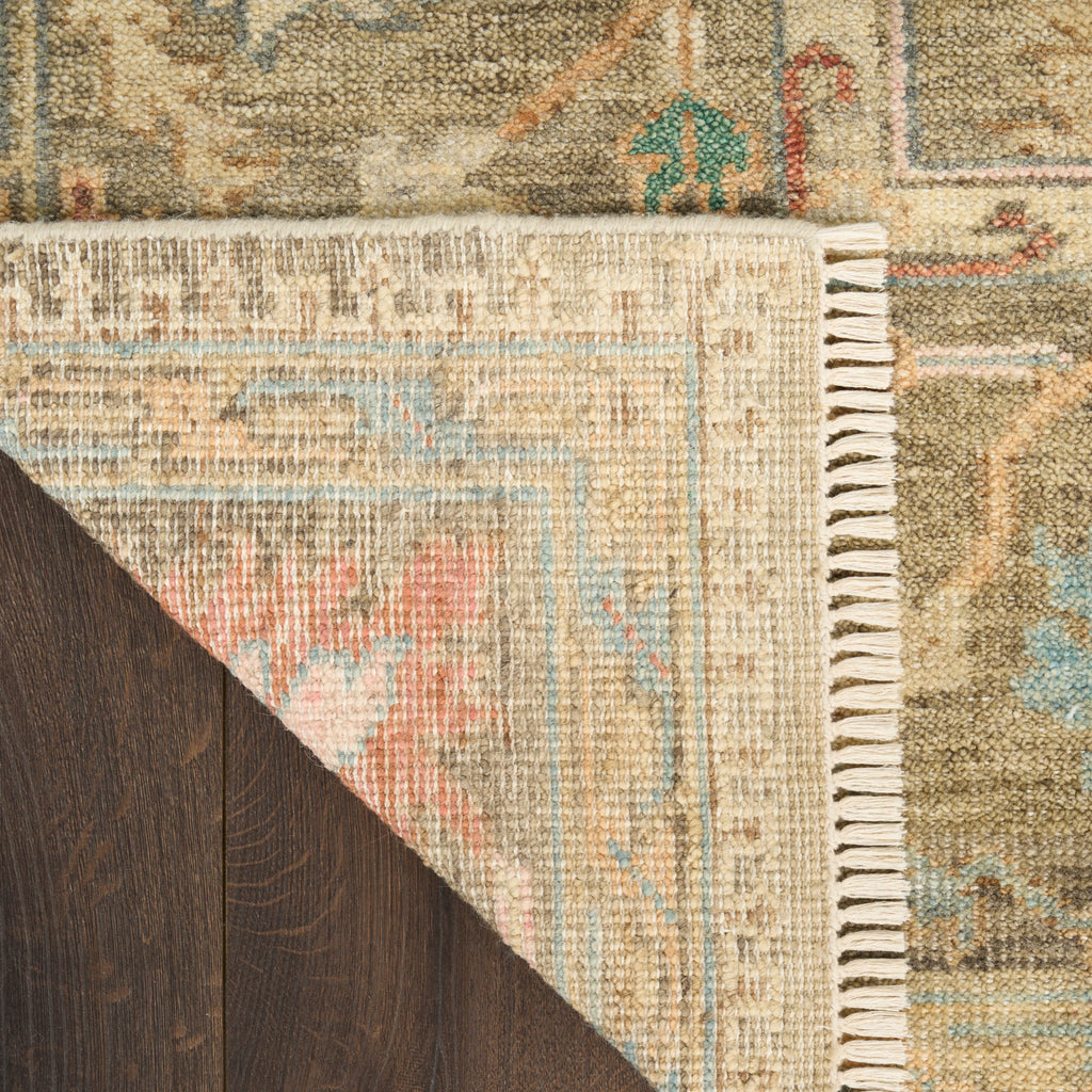 nourison heritage vine htv05 charcoal rug