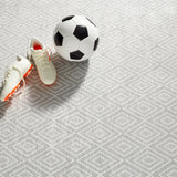 dash albert da2035 platinum white rug
