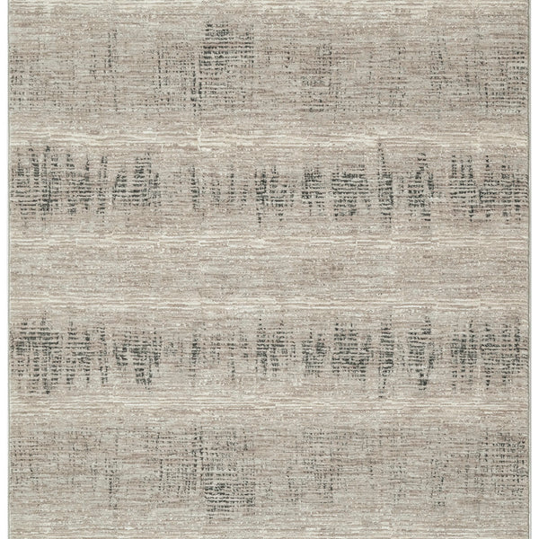 nourison ck079 notes not06 ivory charcoal rug
