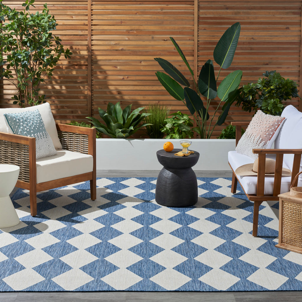 nourison positano pos04 navy blue rug