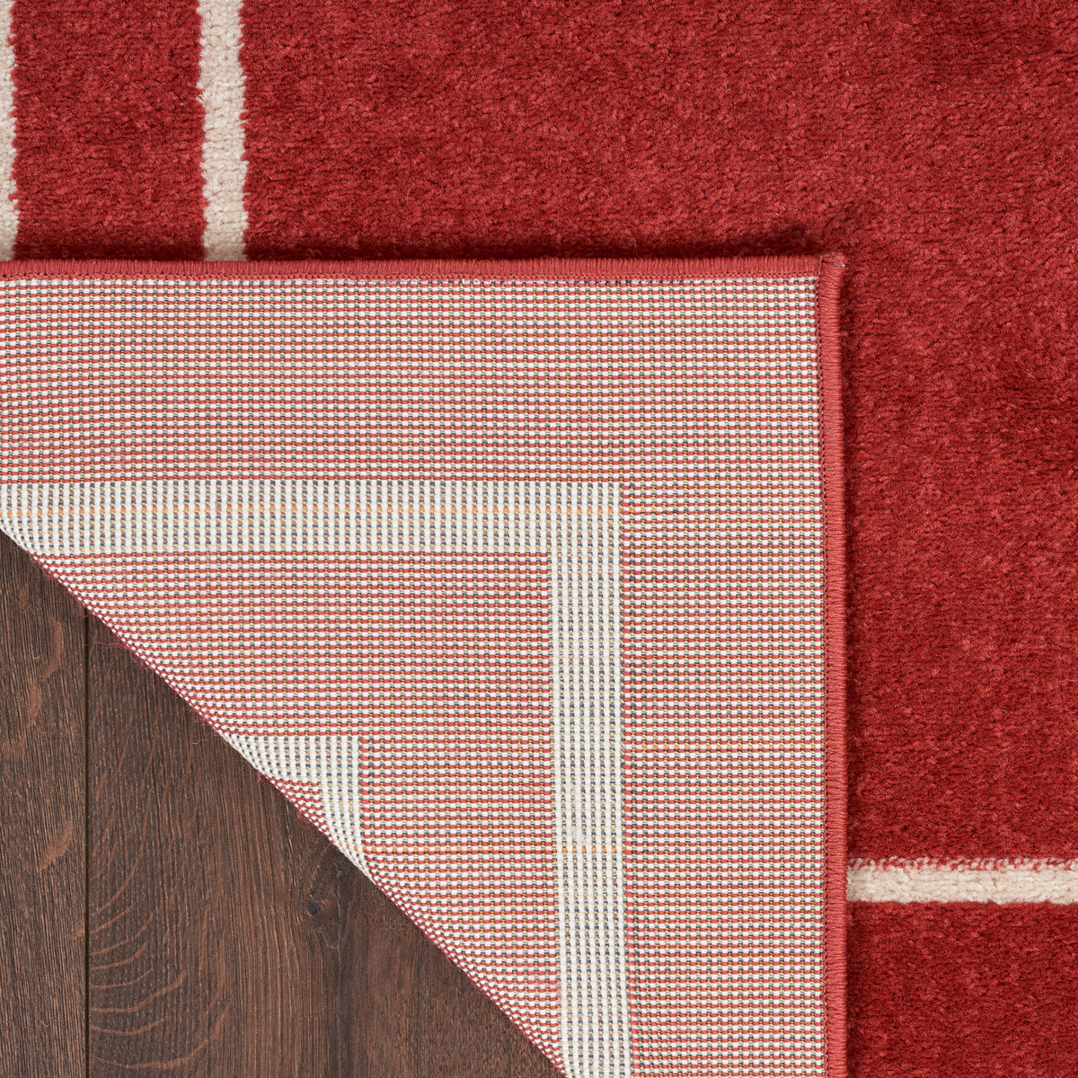 nourison nourison essentials nre02 brick ivory rug