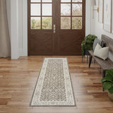 nourison eco cycle ecy04 ivory mocha rug