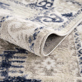 Hauteloom Bindi HJPTBINDIA2 Navy Machine Made Polypropylene Rug
