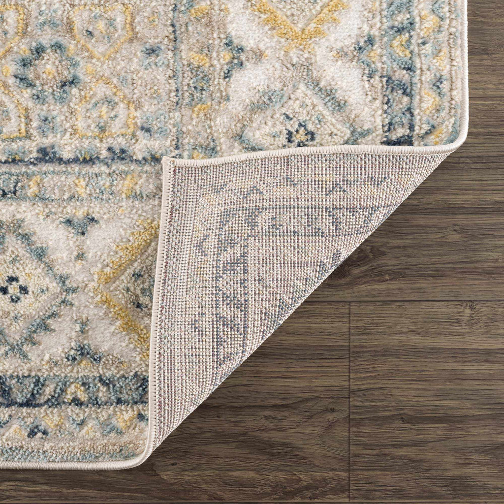 Hauteloom Brend HJPTBRENAA1 Beige Machine Made Polypropylene Rug