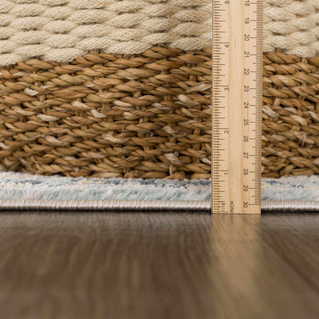 Hauteloom Brend HJPTBRENAA1 Beige Machine Made Polypropylene Rug
