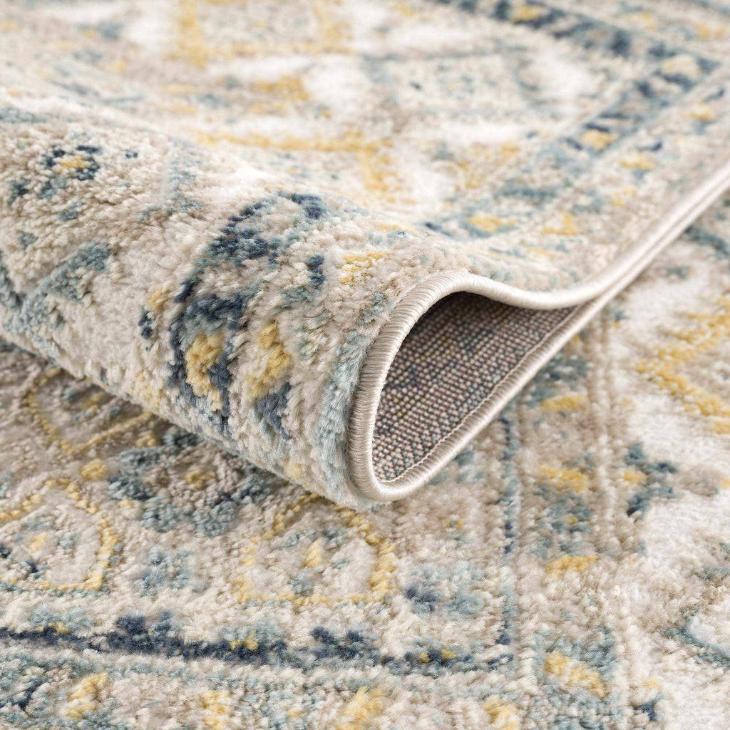 Hauteloom Brend HJPTBRENAA1 Beige Machine Made Polypropylene Rug