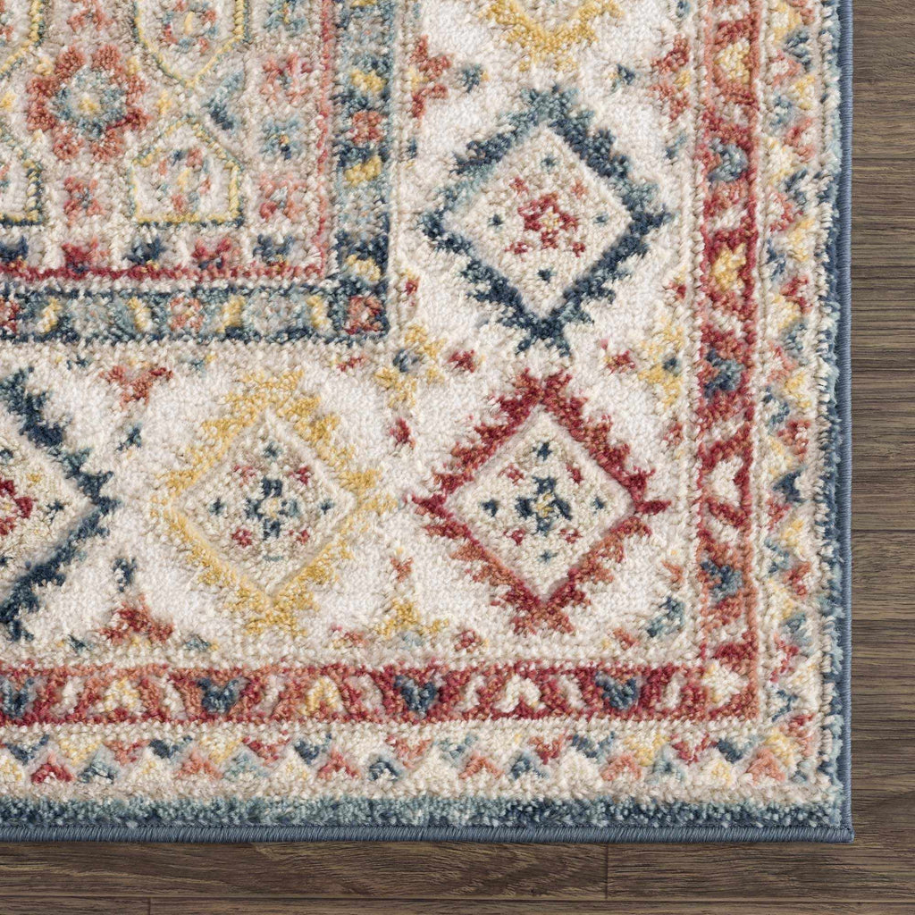 Hauteloom Brend HJPTBRENAA3 Navy Machine Made Polypropylene Rug