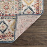 Hauteloom Brend HJPTBRENAA3 Navy Machine Made Polypropylene Rug