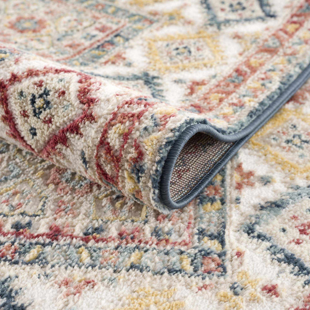 Hauteloom Brend HJPTBRENAA3 Navy Machine Made Polypropylene Rug