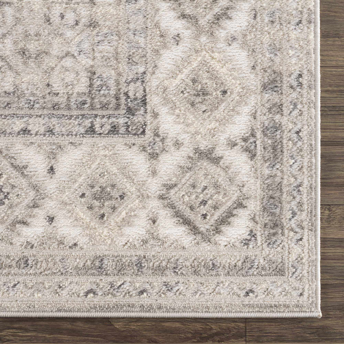 Hauteloom Brend HJPTBRENAA2 Cream Machine Made Polypropylene Rug