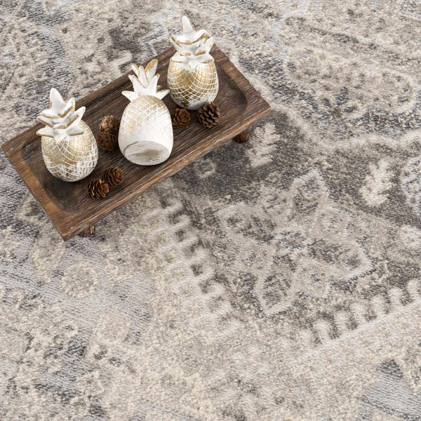 Hauteloom Brend HJPTBRENAA2 Cream Machine Made Polypropylene Rug