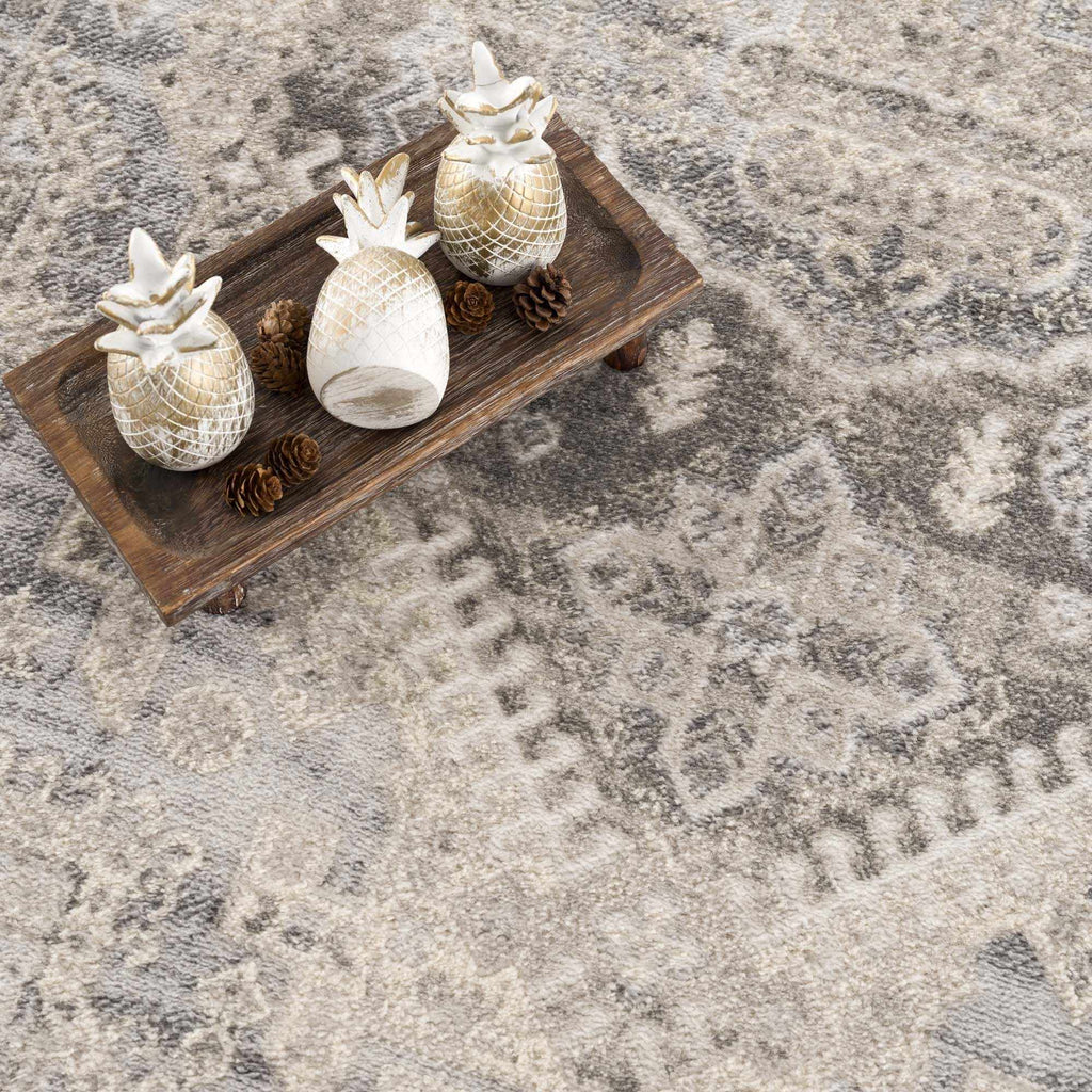 Hauteloom Brend HJPTBRENAA2 Cream Machine Made Polypropylene Rug