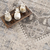 Hauteloom Brend HJPTBRENAA2 Cream Machine Made Polypropylene Rug