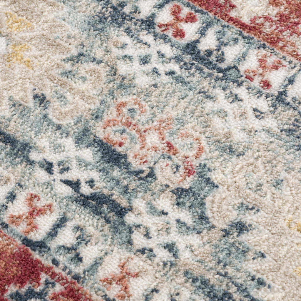 Hauteloom Bindi HJPTBINDIA1 Blue Machine Made Polypropylene Rug
