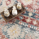 Hauteloom Bindi HJPTBINDIA1 Blue Machine Made Polypropylene Rug