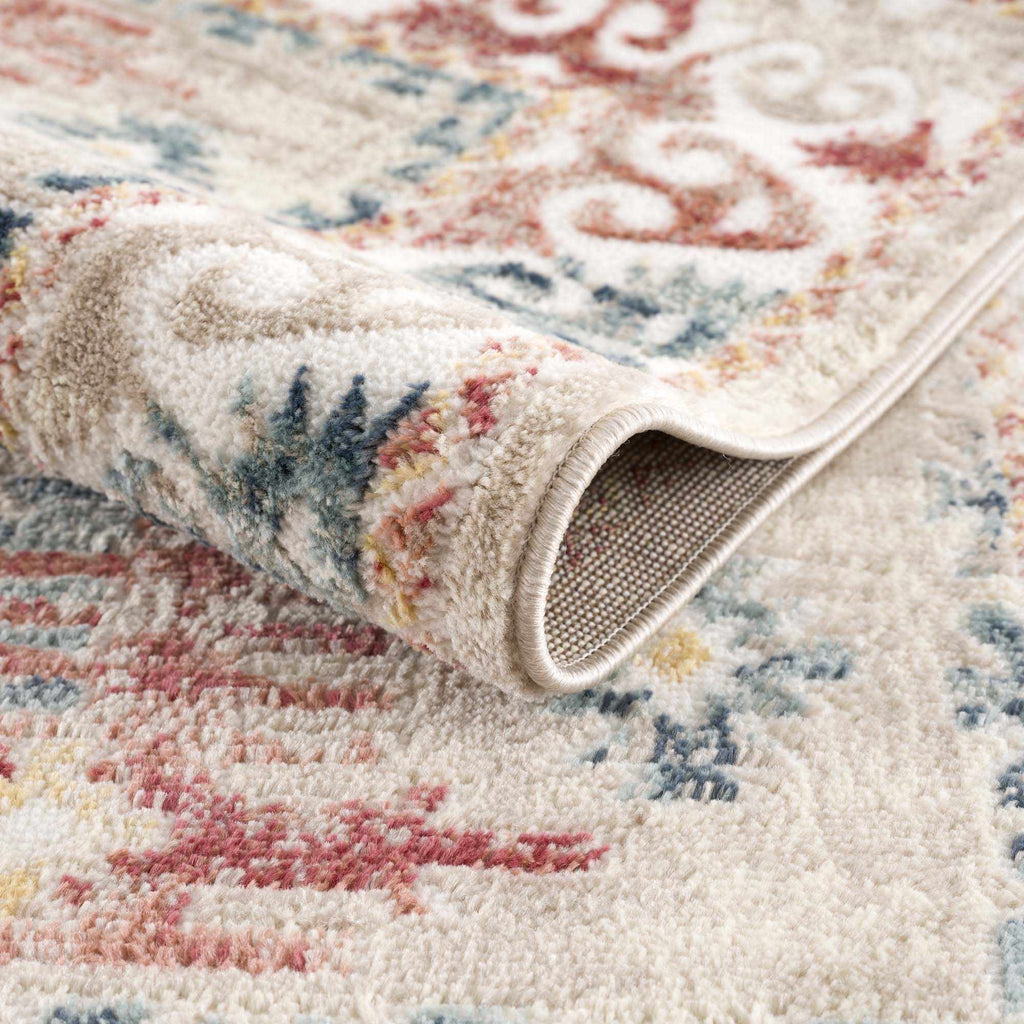 Hauteloom Bindi HJPTBINDIA1 Blue Machine Made Polypropylene Rug