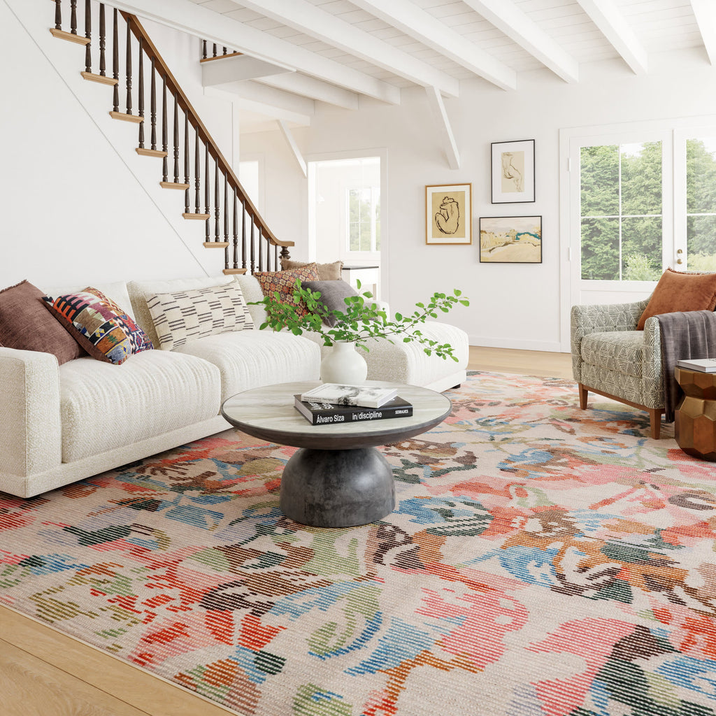 dash albert teahouse da2399 multi machine washable polyester rug