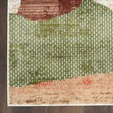 nourison nordic nrc18 beige multi rug