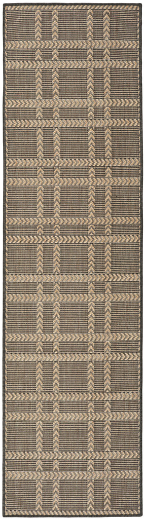 nourison horizon indoor outdoor hoz04 charcoal rug