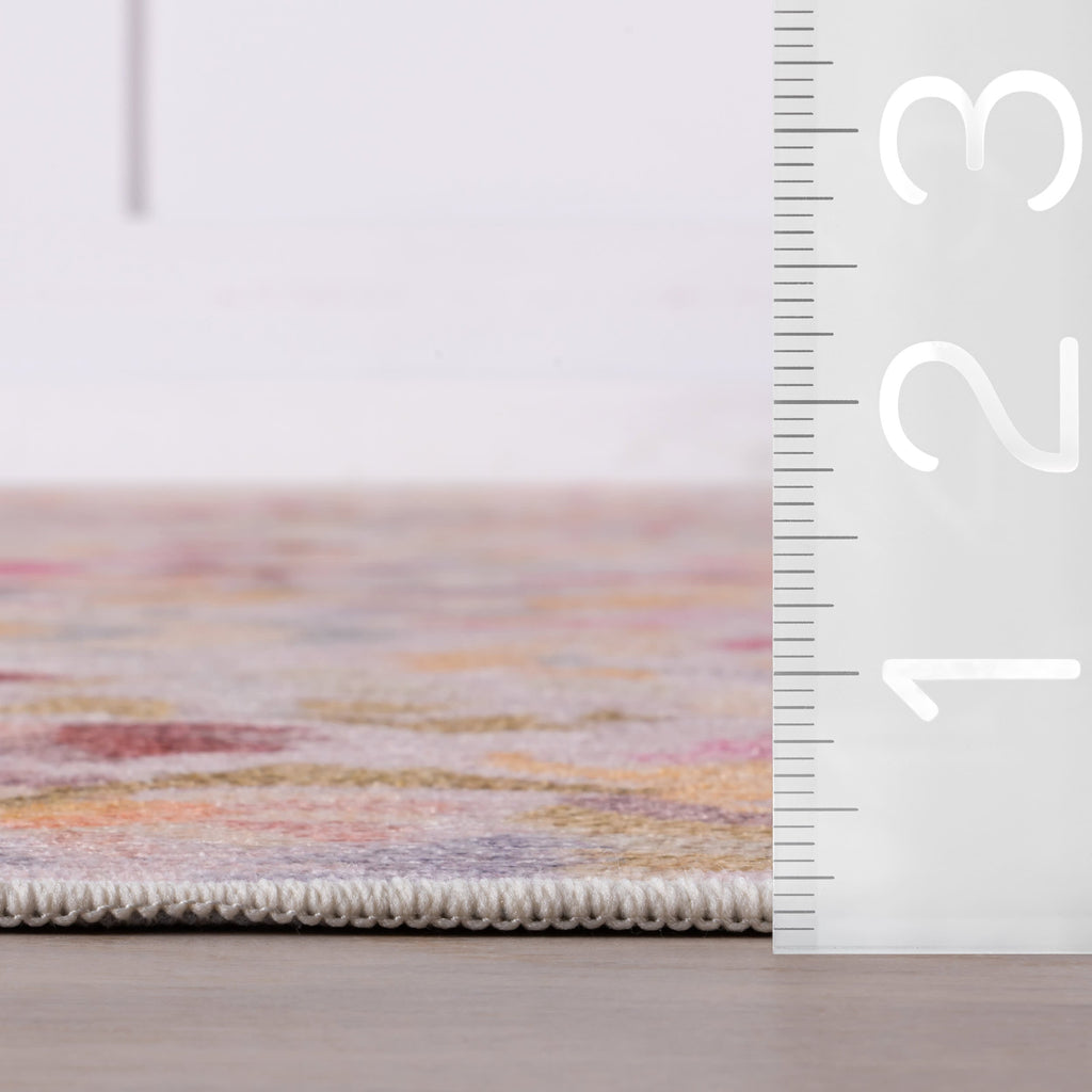 dash albert teahouse da2398 multi machine washable polyester rug