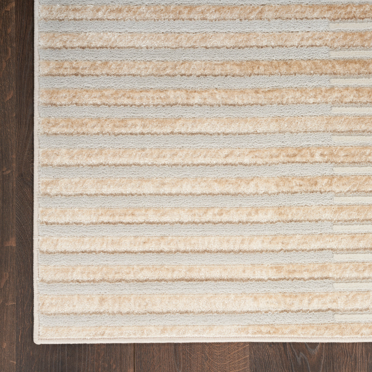 nourison brushstrokes bsk04 beige silver rug