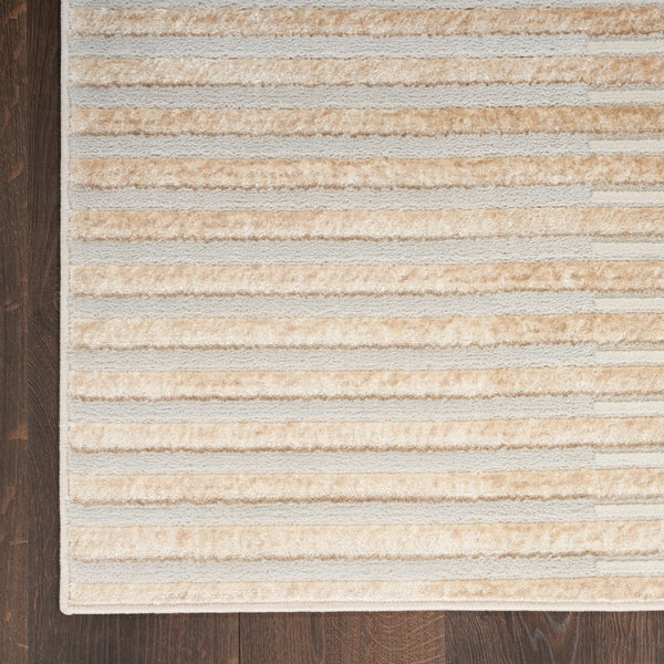 nourison brushstrokes bsk04 beige silver rug