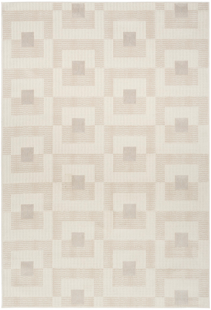 nourison nordic nrc05 ivory beige rug