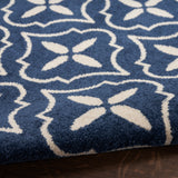 nourison nourison essentials nre04 navy ivory rug