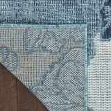 nourison garden oasis goa04 blue rug