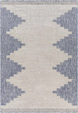 Hauteloom Djugun CALUY Blue Machine Made Polypropylene Rug