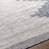 Hauteloom Djugun CALUY Blue Machine Made Polypropylene Rug